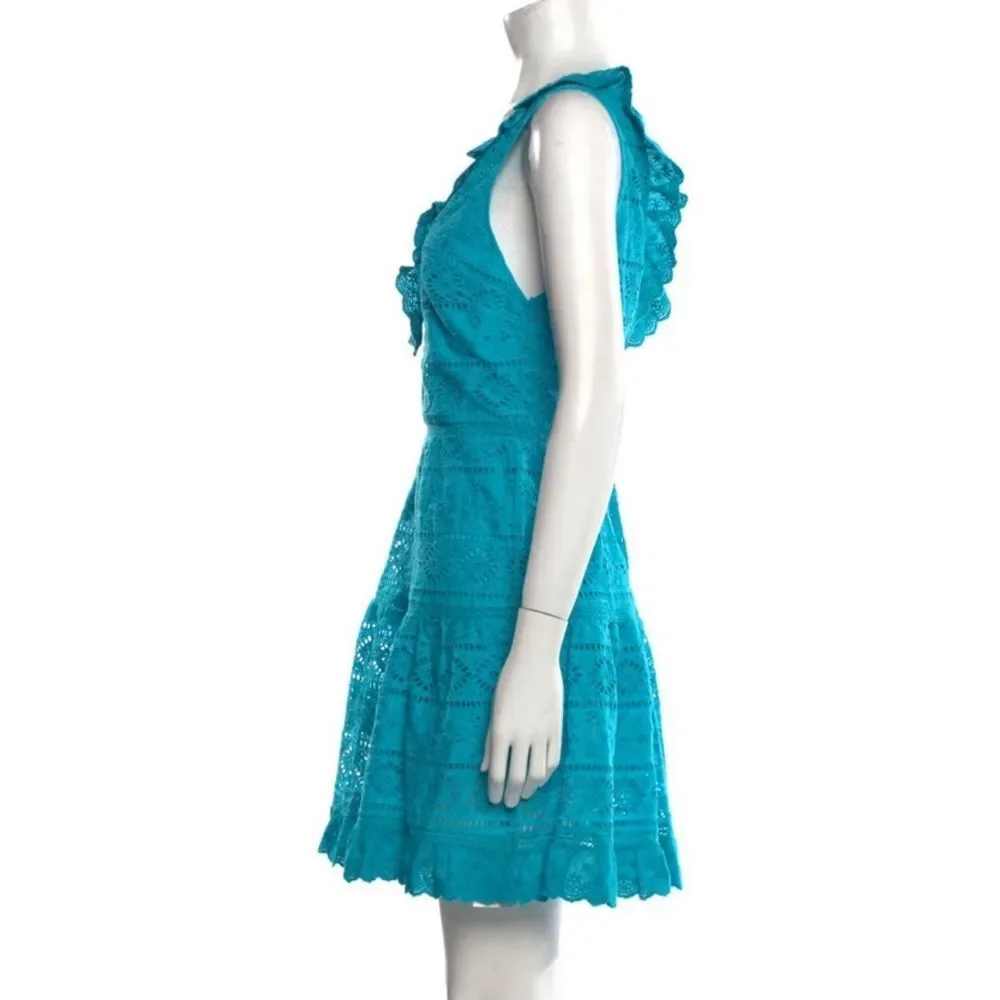Alice + Olivia Blue Lace Dress - Picture 3 of 3